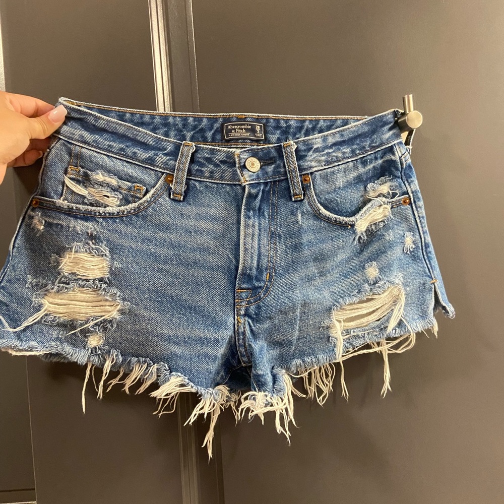Denim shorts
